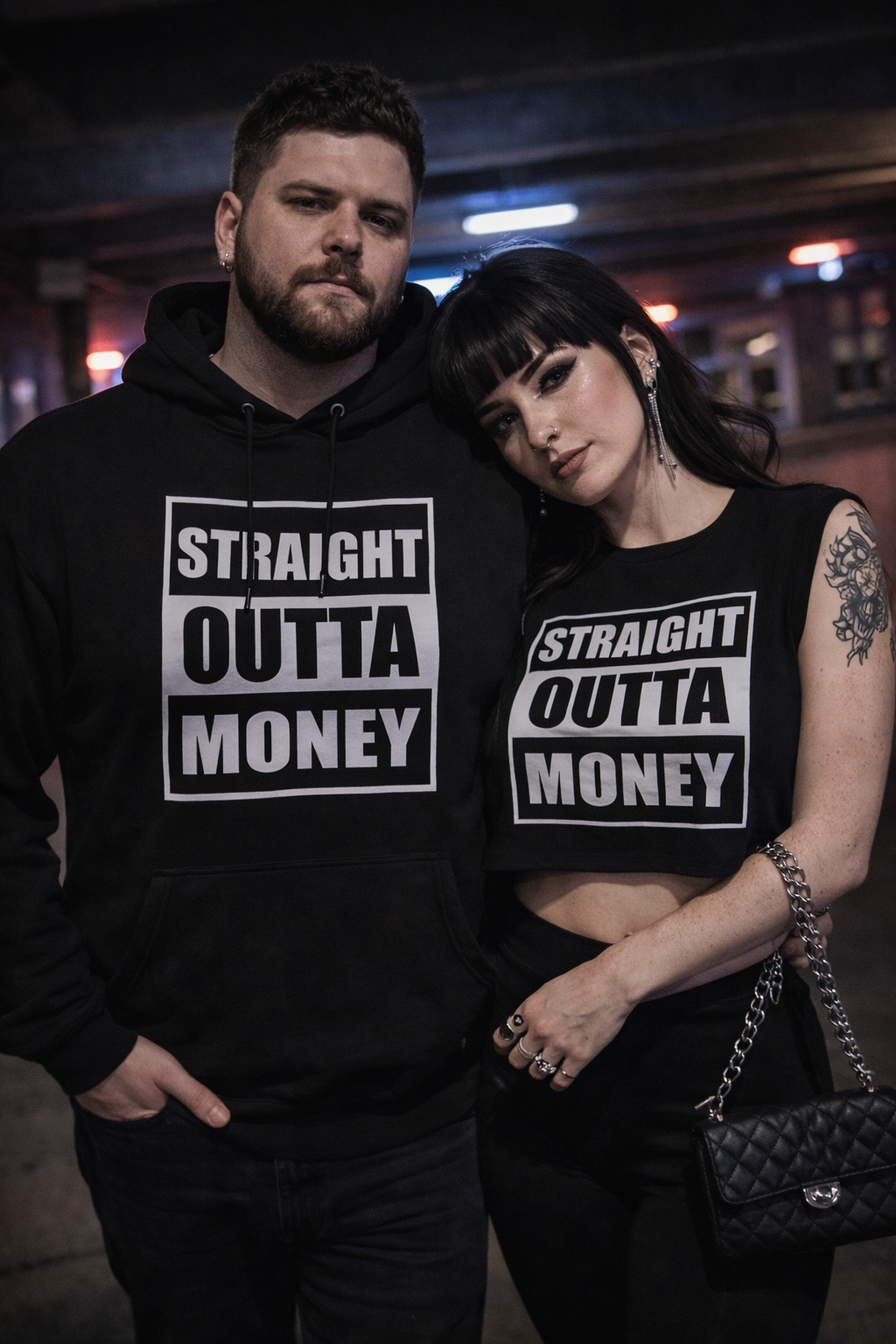 Straight Outta Money His and Her Bundle Set
