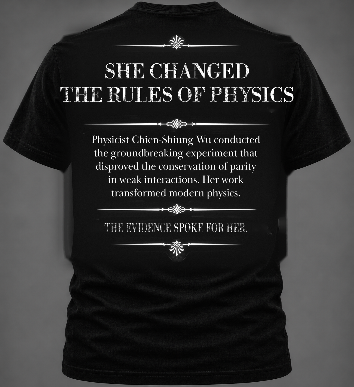 Chien-Shiung Wu Graphic Tee | Forgotten Women | UnbornDeath