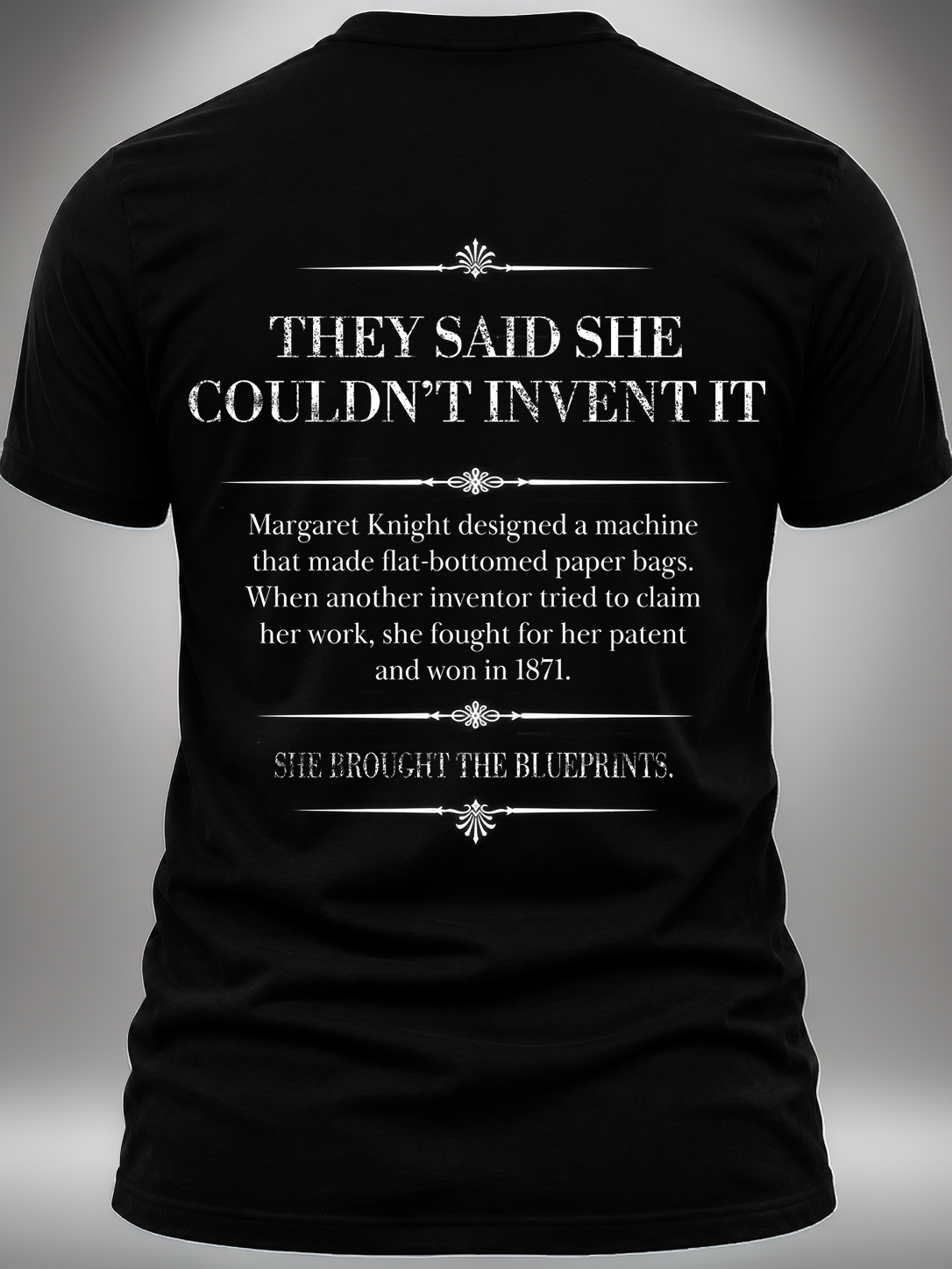Margaret E. Knight Graphic Tee | Forgotten Women | UnbornDeath