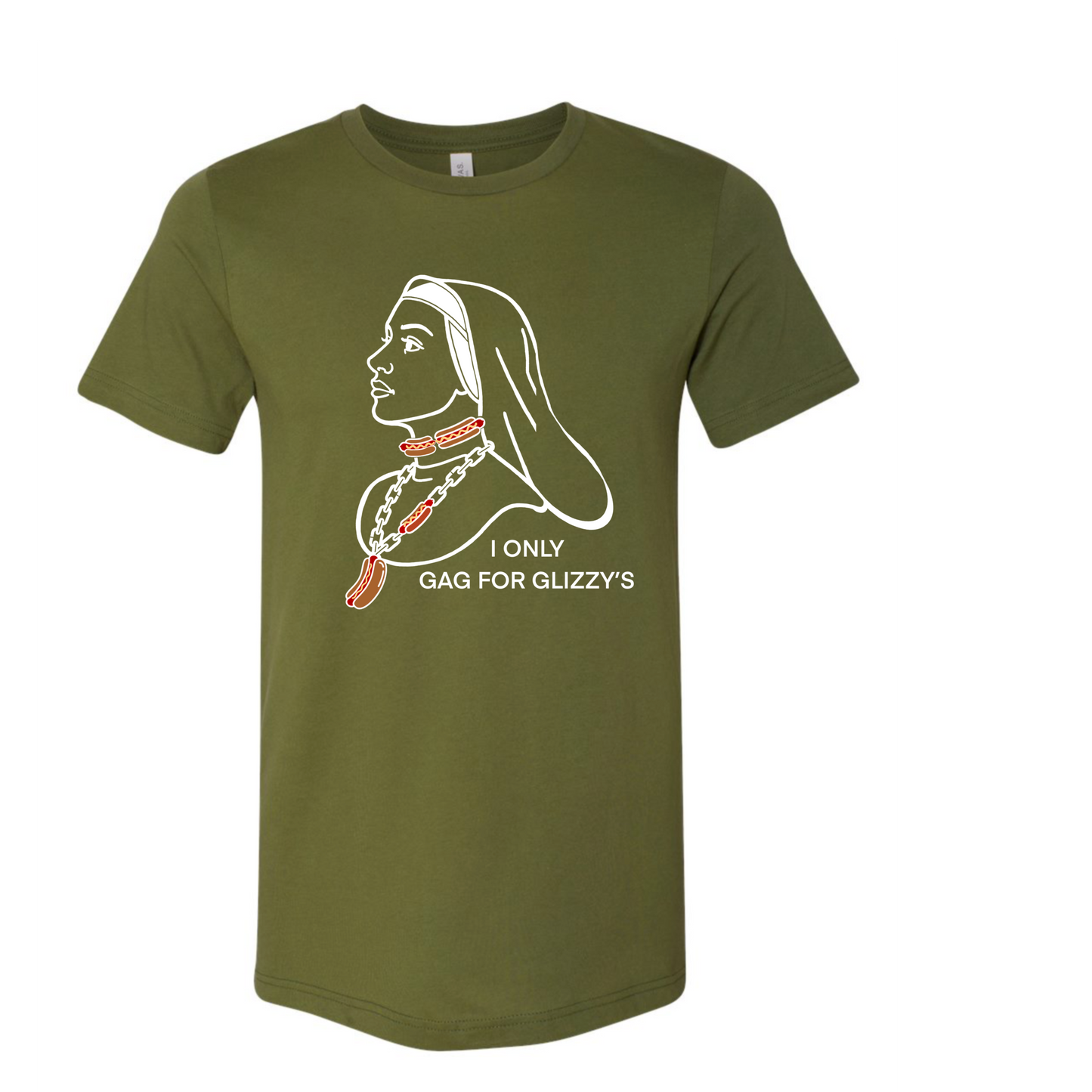 I Only Gag For Glizzy's Nun T-Shirt