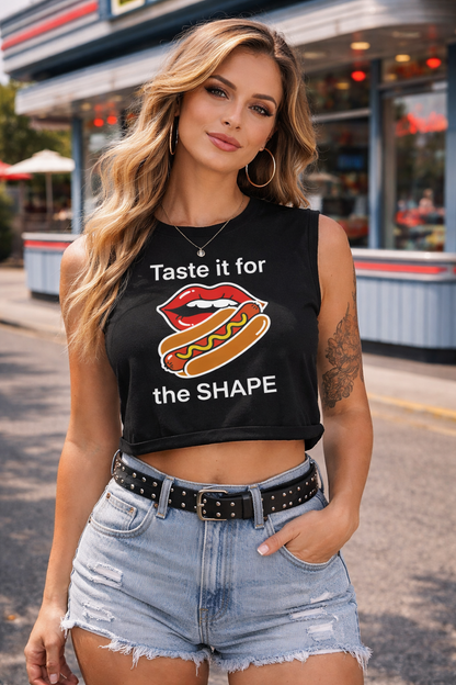 Taste It for the Shape Crop Top
