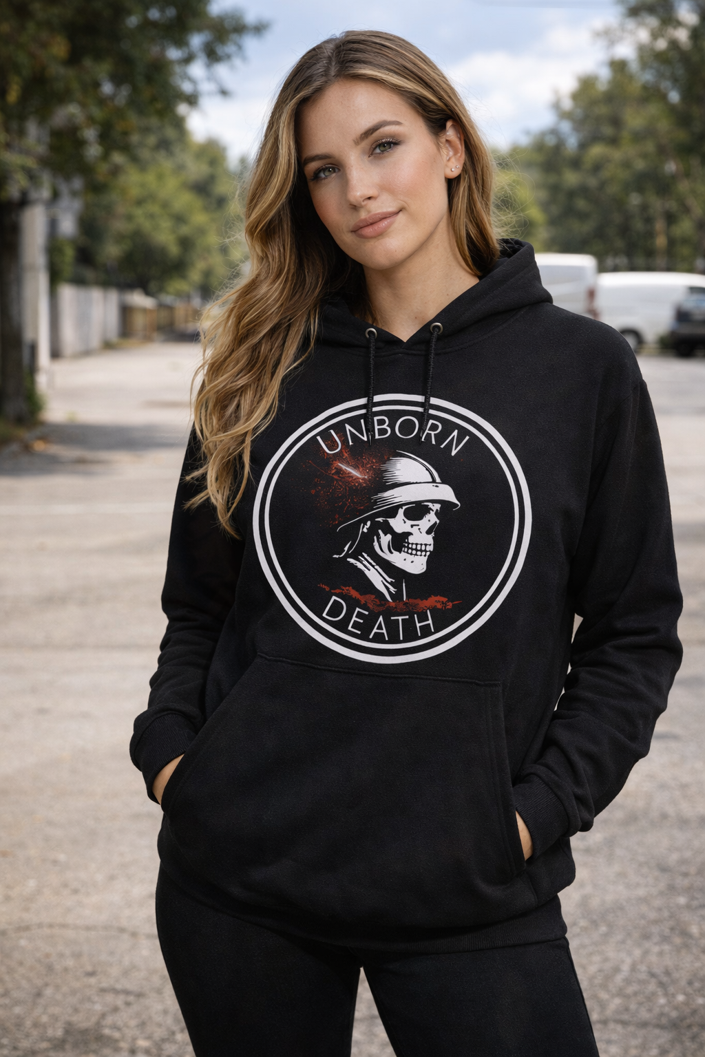 UnbornDeath Logo Hoodie