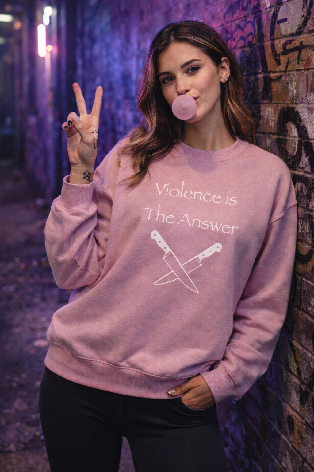 Violence Is The Answer Sweatshirt