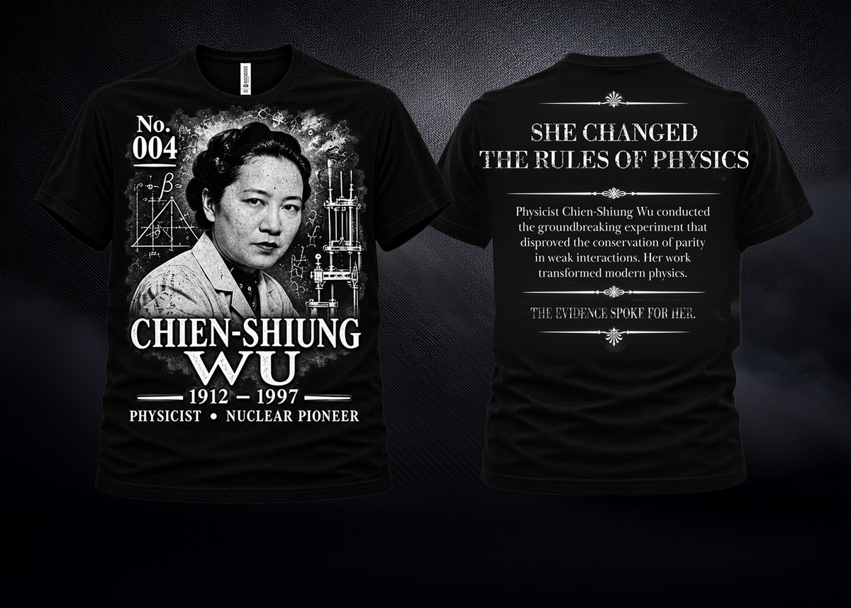 Chien-Shiung Wu Graphic Tee | Forgotten Women | UnbornDeath