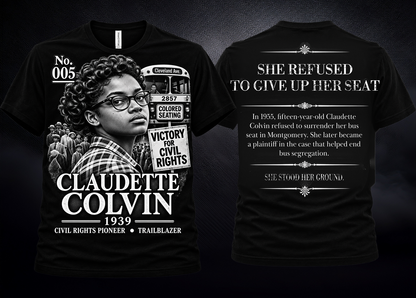 Claudette Colvin Graphic Tee | Forgotten Women | UnbornDeath
