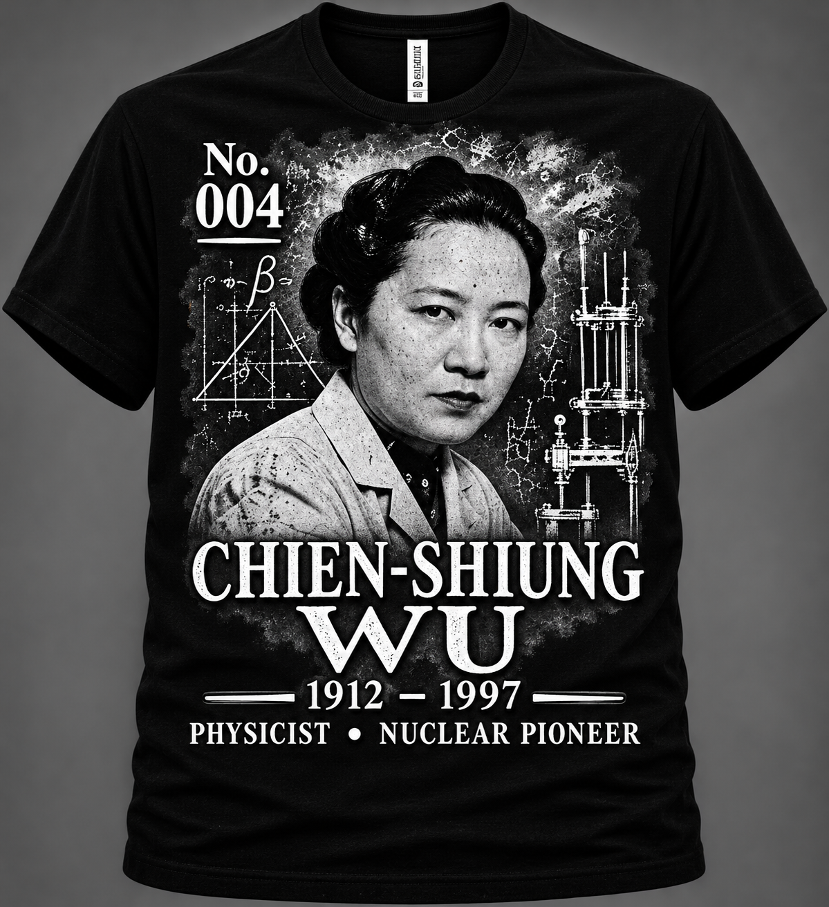 Chien-Shiung Wu Graphic Tee | Forgotten Women | UnbornDeath