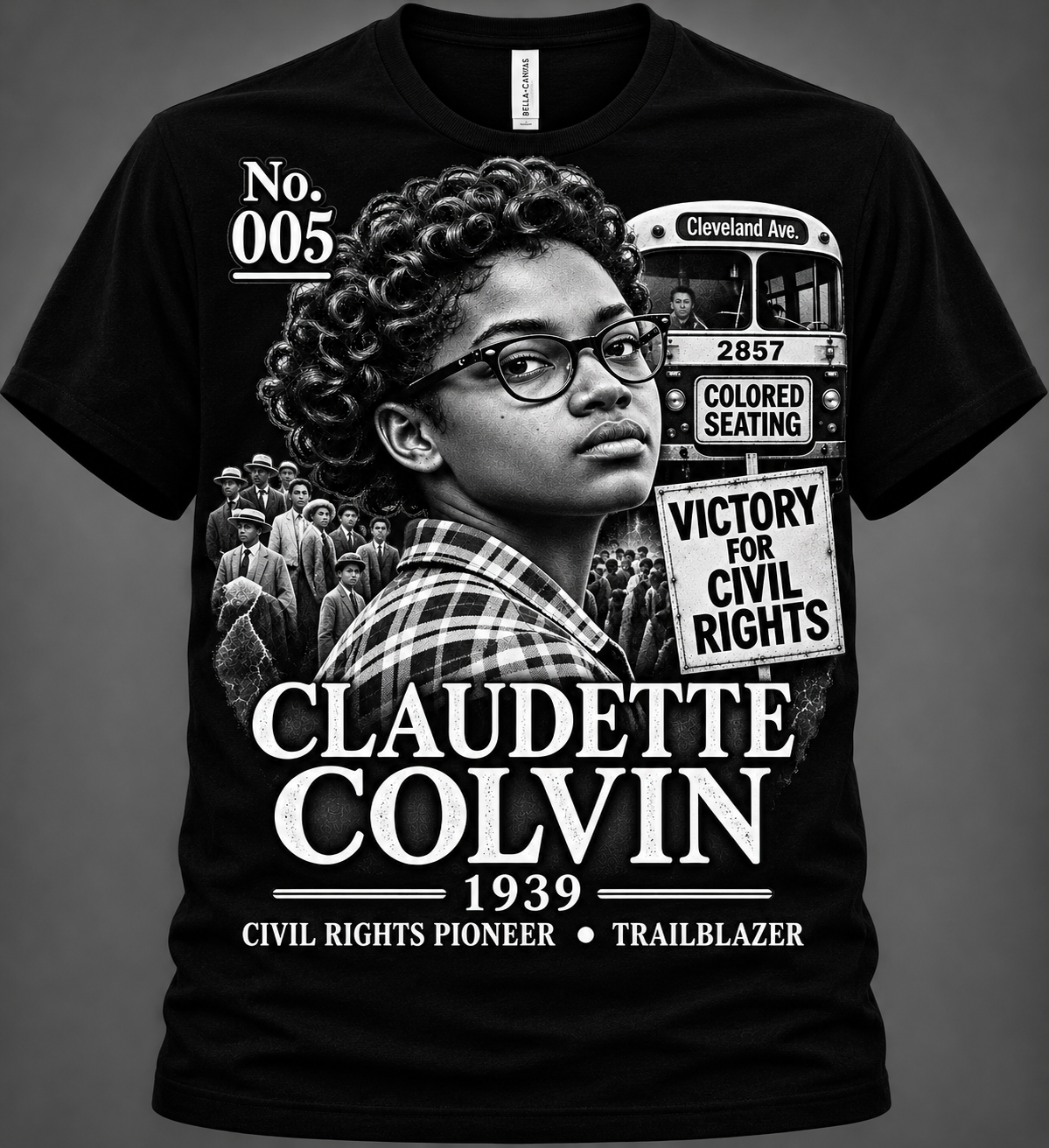 Claudette Colvin Graphic Tee | Forgotten Women | UnbornDeath