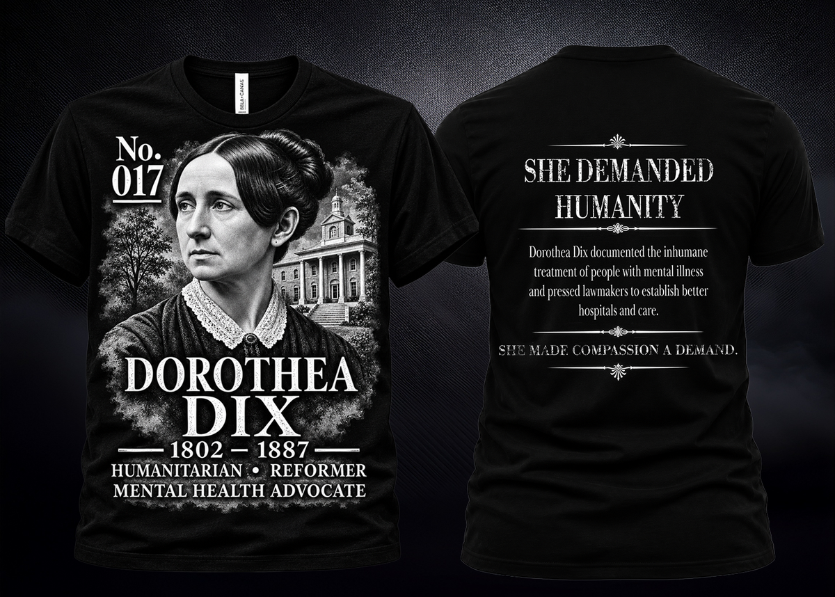 Dorothea Dix Graphic Tee | Forgotten Women | UnbornDeath