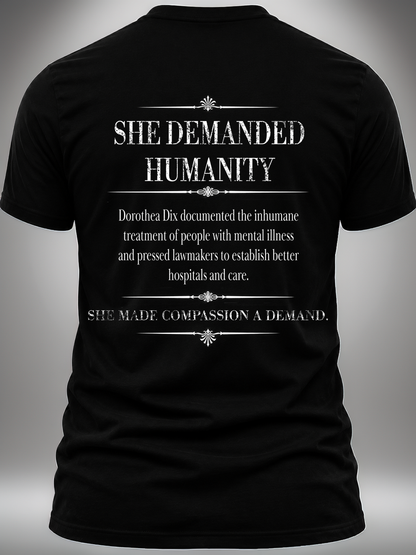 Dorothea Dix Graphic Tee | Forgotten Women | UnbornDeath