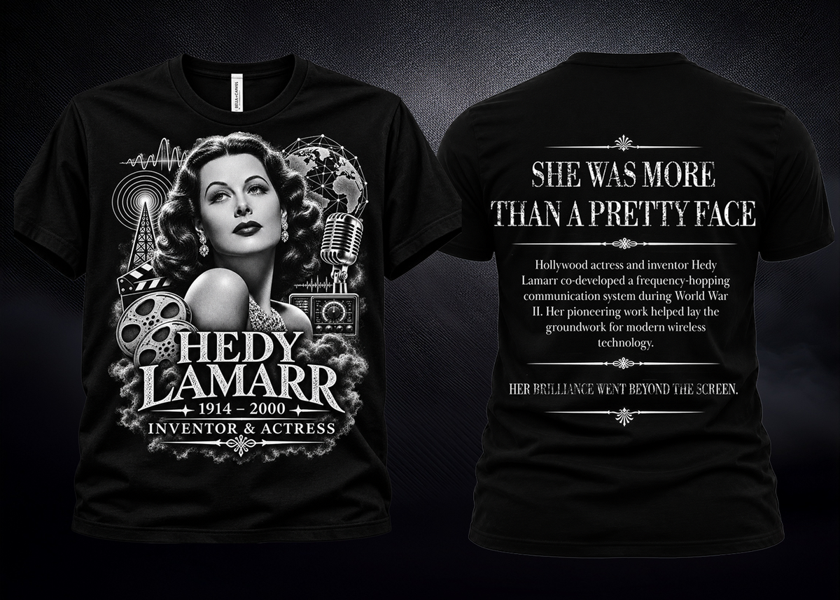 Hedy Lamarr Graphic Tee | Forgotten Women | UnbornDeath