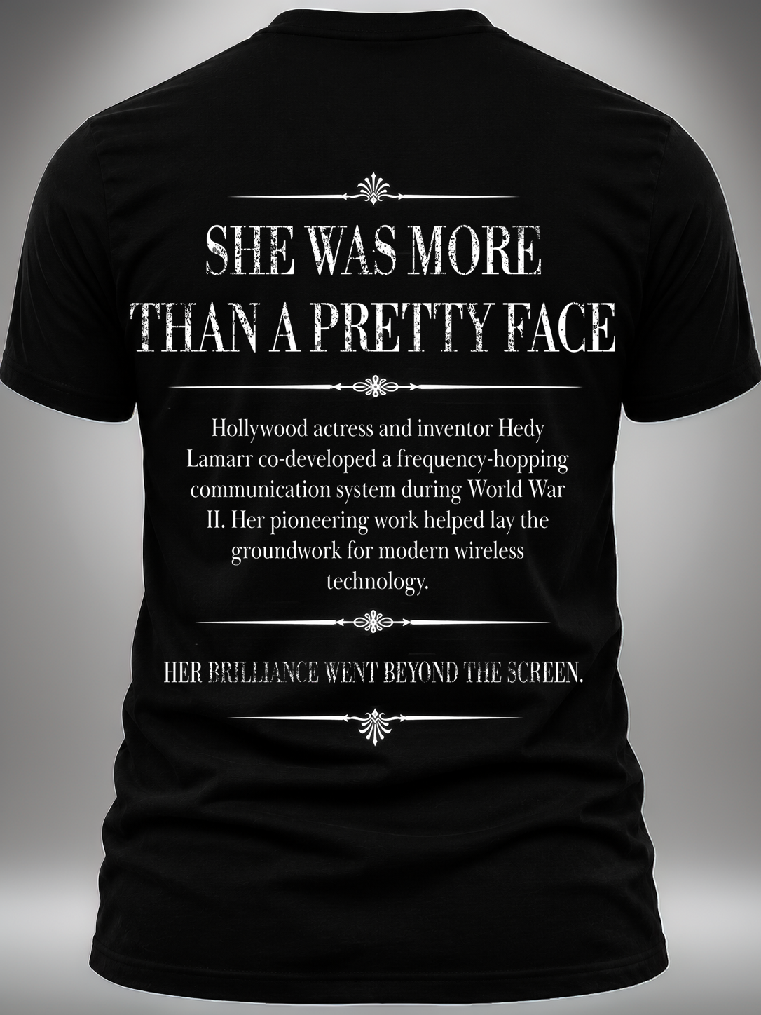 Hedy Lamarr Graphic Tee | Forgotten Women | UnbornDeath