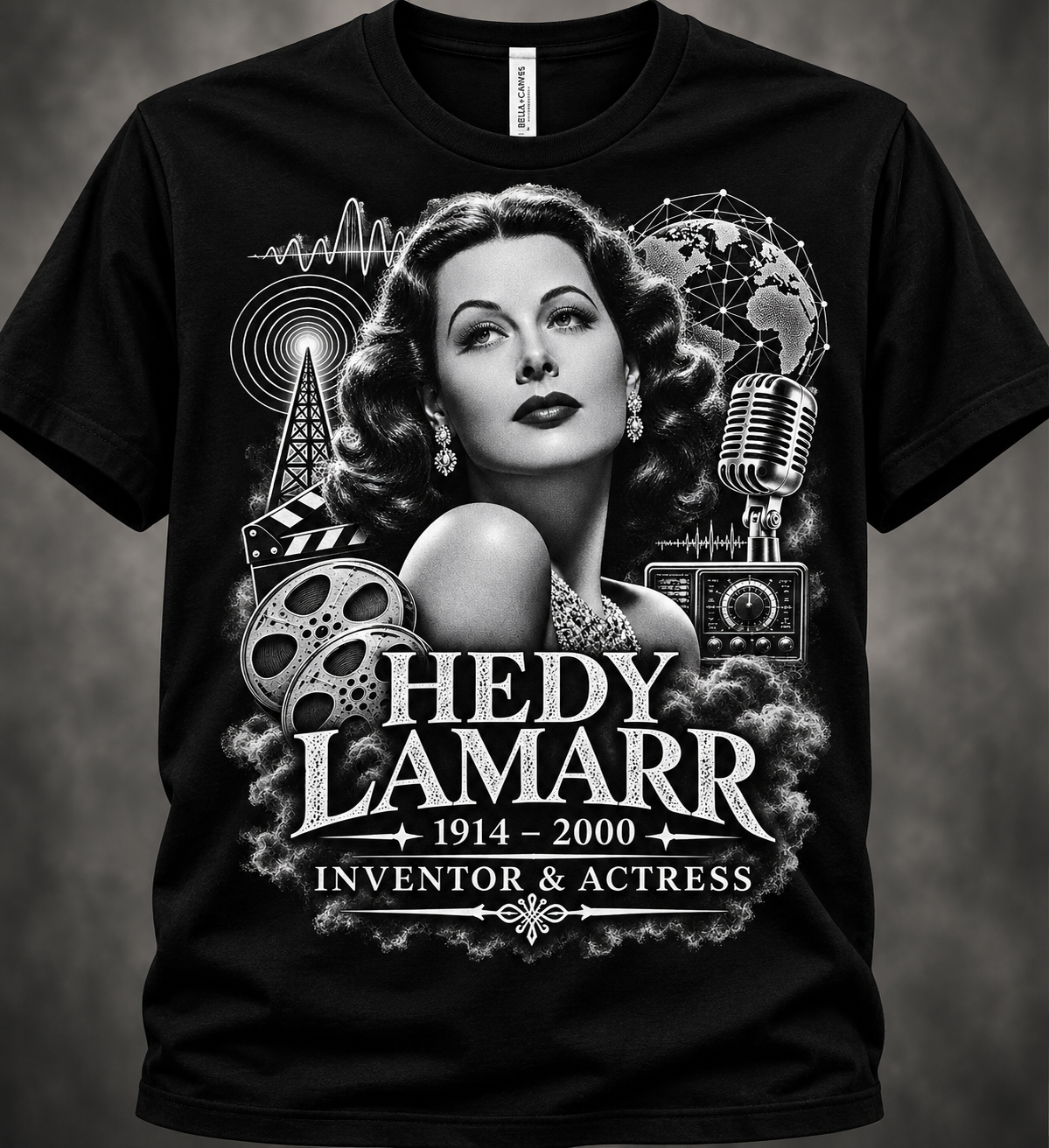 Hedy Lamarr Graphic Tee | Forgotten Women | UnbornDeath