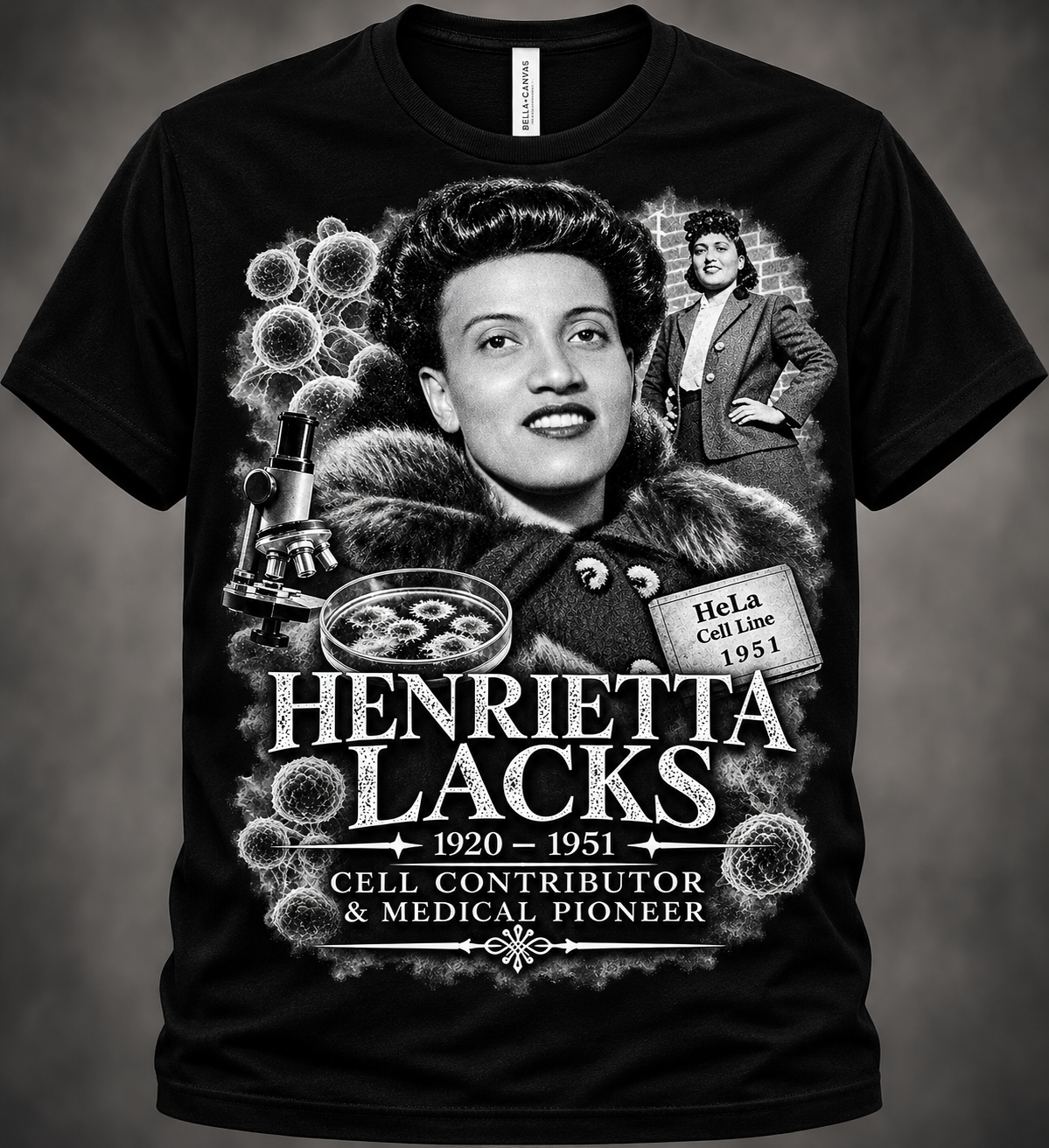 Henrietta Lacks Graphic Tee | Forgotten Women | UnbornDeath