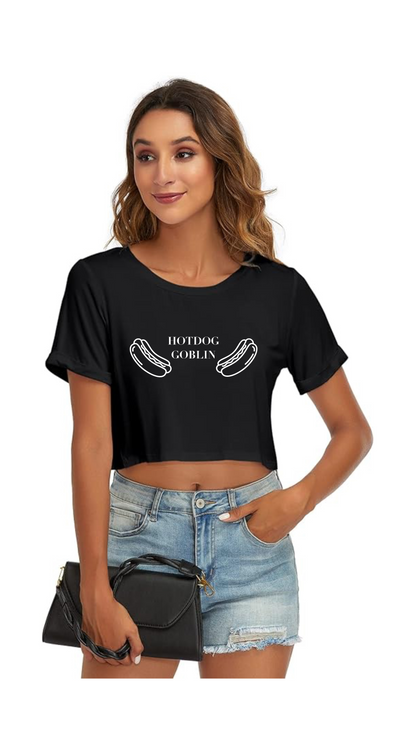 Hotdog Goblin Crop Top