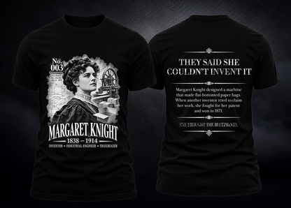 Margaret E. Knight Graphic Tee | Forgotten Women | UnbornDeath