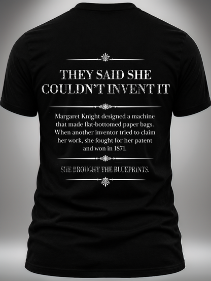 Margaret E. Knight Graphic Tee | Forgotten Women | UnbornDeath
