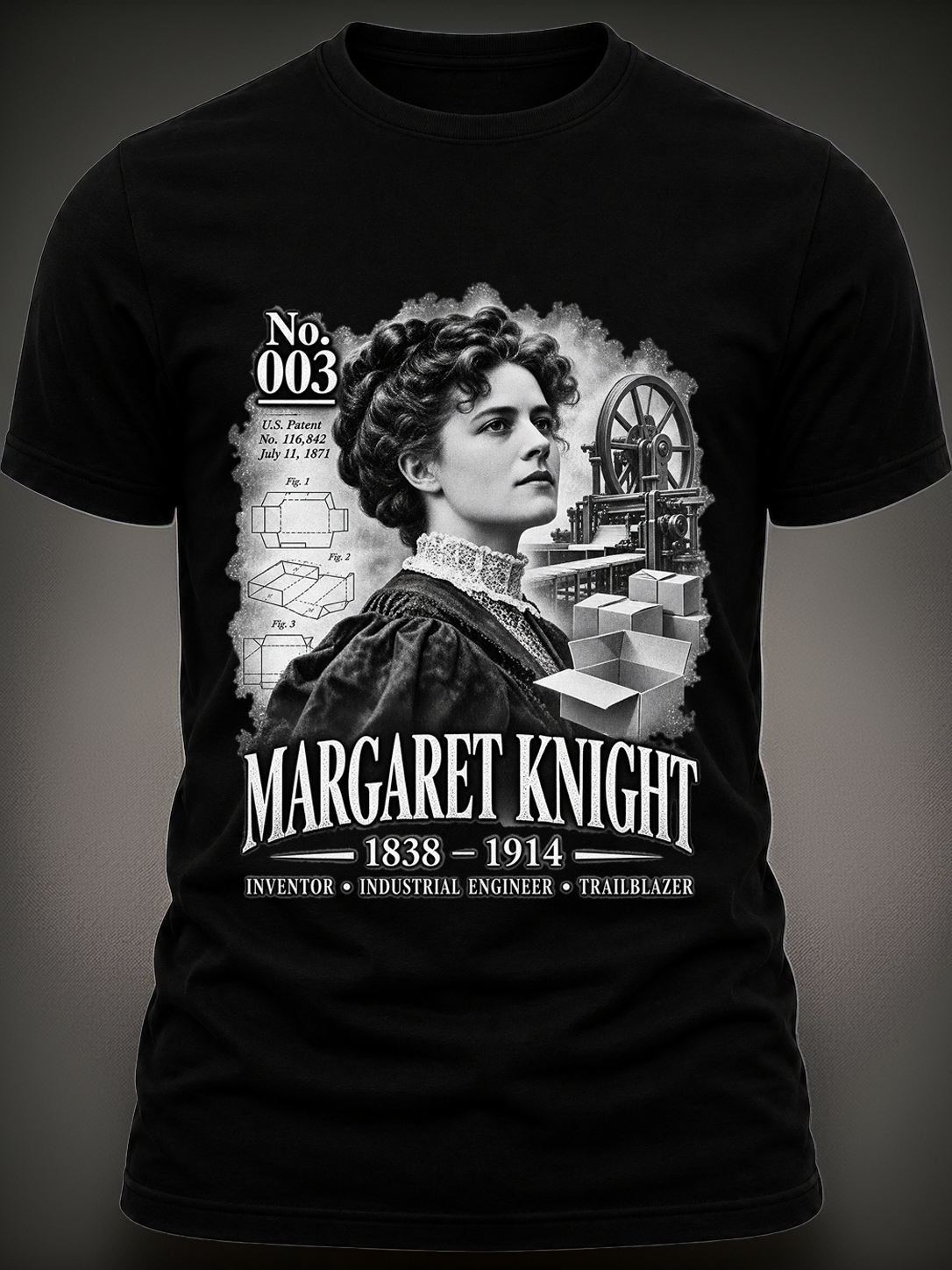Margaret E. Knight Graphic Tee | Forgotten Women | UnbornDeath