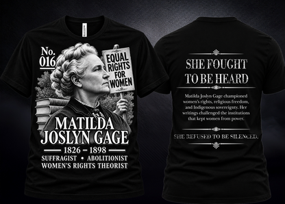Matilda Joslyn Gage Graphic Tee | Forgotten Women | UnbornDeath