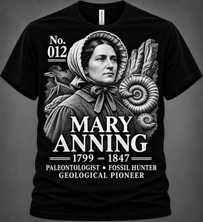 Mary Anning Graphic Tee | Forgotten Women | UnbornDeath