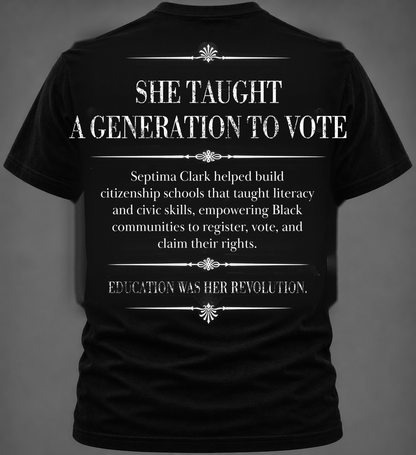 Septima Poinsette Clark Graphic Tee | Forgotten Women | UnbornDeath