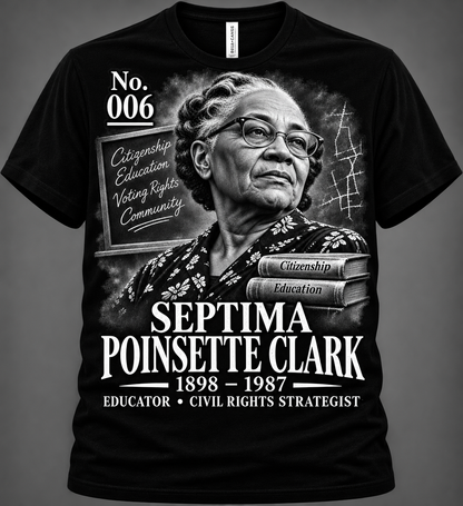 Septima Poinsette Clark Graphic Tee | Forgotten Women | UnbornDeath
