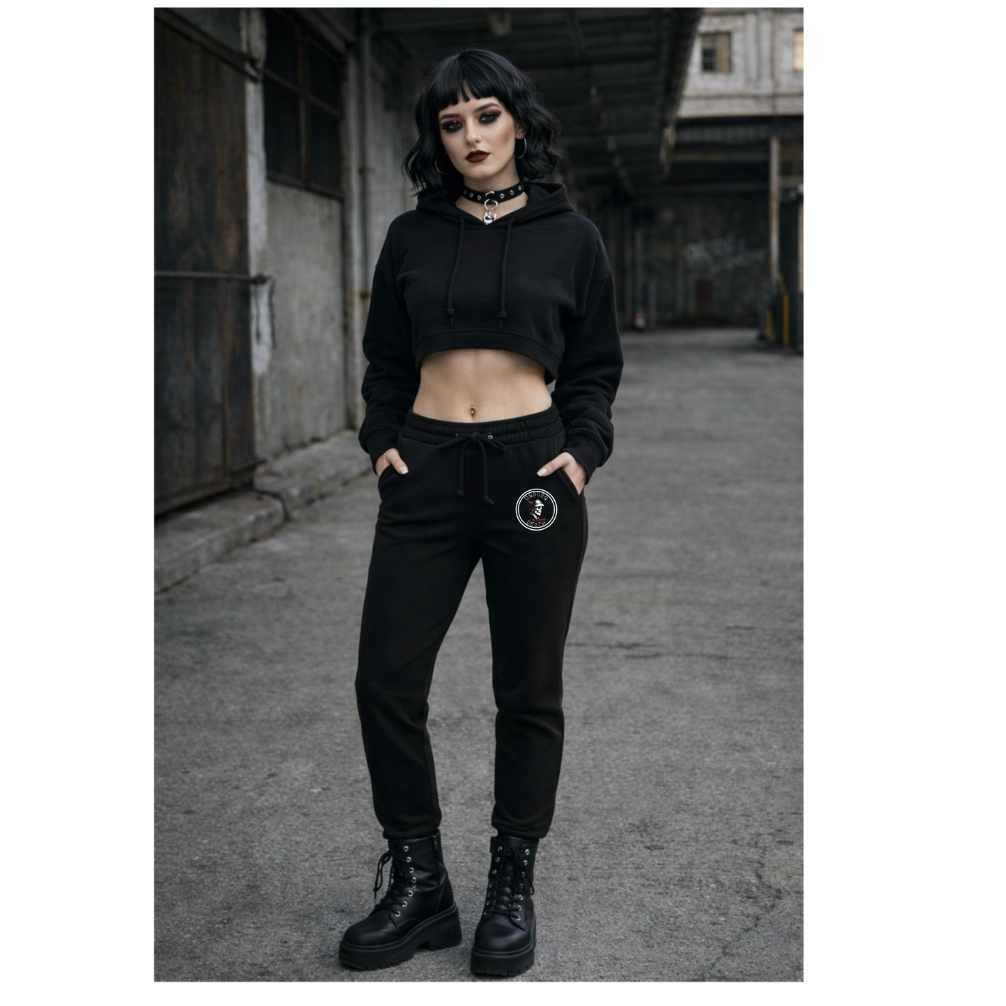 UnbornDeath Logo Womens Joggers