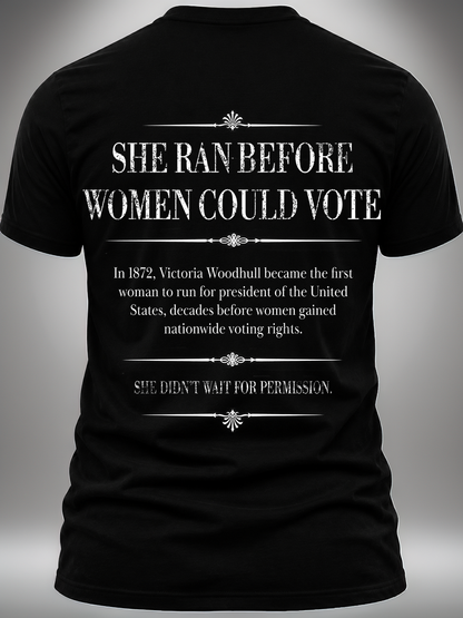 Victoria Woodhull Graphic Tee | Forgotten Women | UnbornDeath