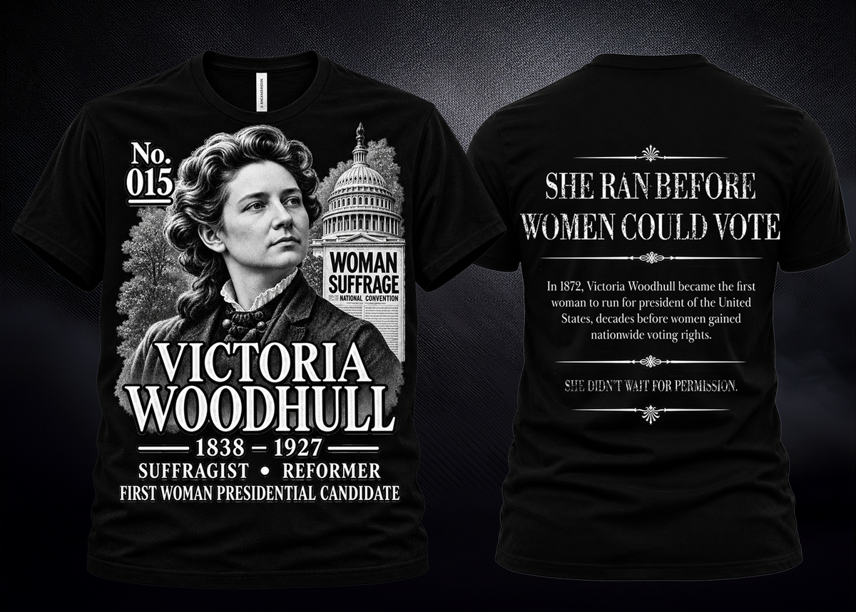 Victoria Woodhull Graphic Tee | Forgotten Women | UnbornDeath