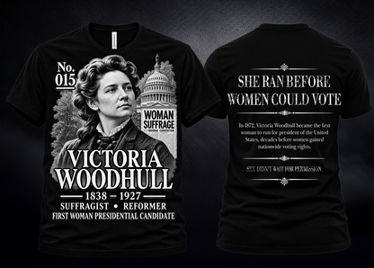 Victoria Woodhull Graphic Tee | Forgotten Women | UnbornDeath