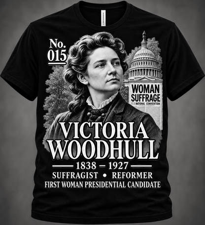 Victoria Woodhull Graphic Tee | Forgotten Women | UnbornDeath